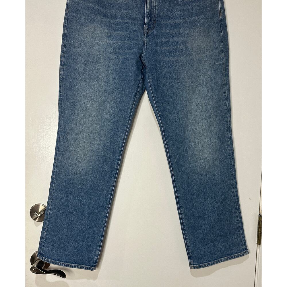 J. Crew Nipped Straight High Rise Jeans Semi-Stretch Charlotte Wash Size 30 NWT - Picture 7 of 16